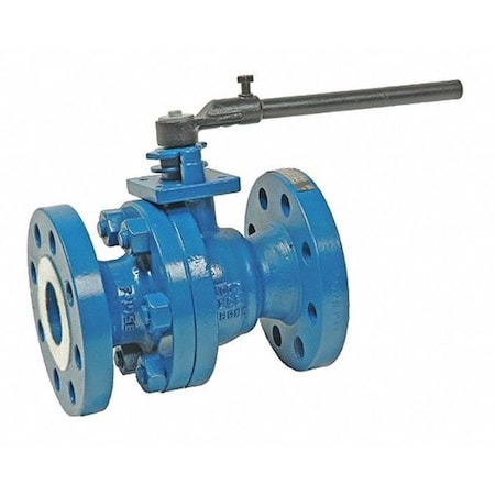 FLOW PLUS Full Port Ball Valve,6&,Class 150,CF8M
