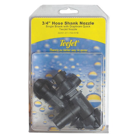 TEEJET Hose Shank Nozzle,3/4&,PK2