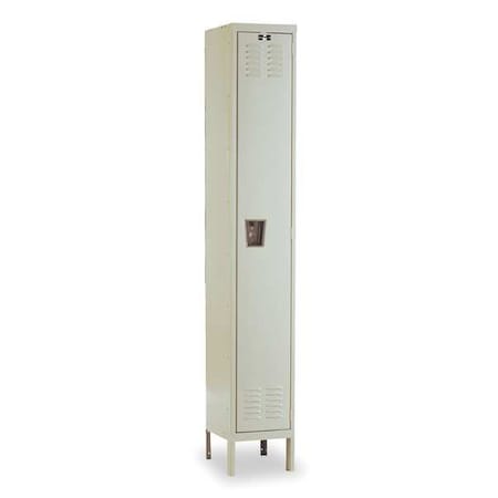HALLOWELL Wrdrb Lckr;1x1Lckr;Tan;66&quot;x12&quot;x15&quot;;Assm