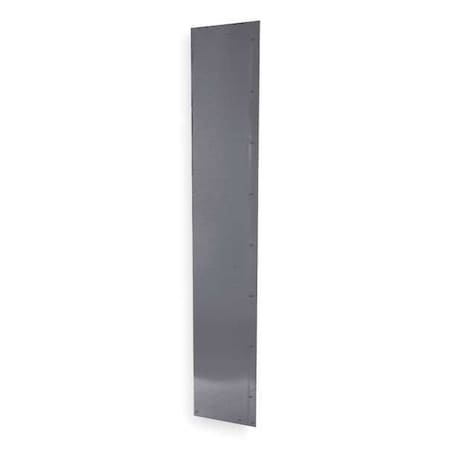 HALLOWELL End Panel;72&quot;x1/16&quot;x21&quot;;Dgry;Steel