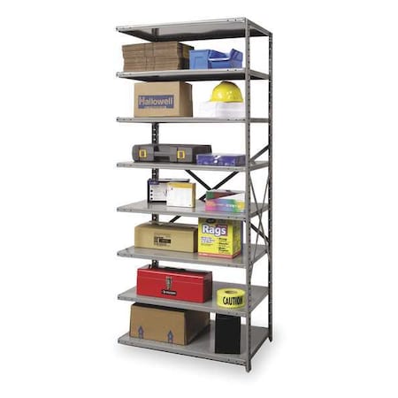 HALLOWELL Metal Shlvng;Cap:750 lb;12inx84inx48in