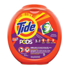 DETERGENT PODS; SPRING MEADOW SCENT; 72 