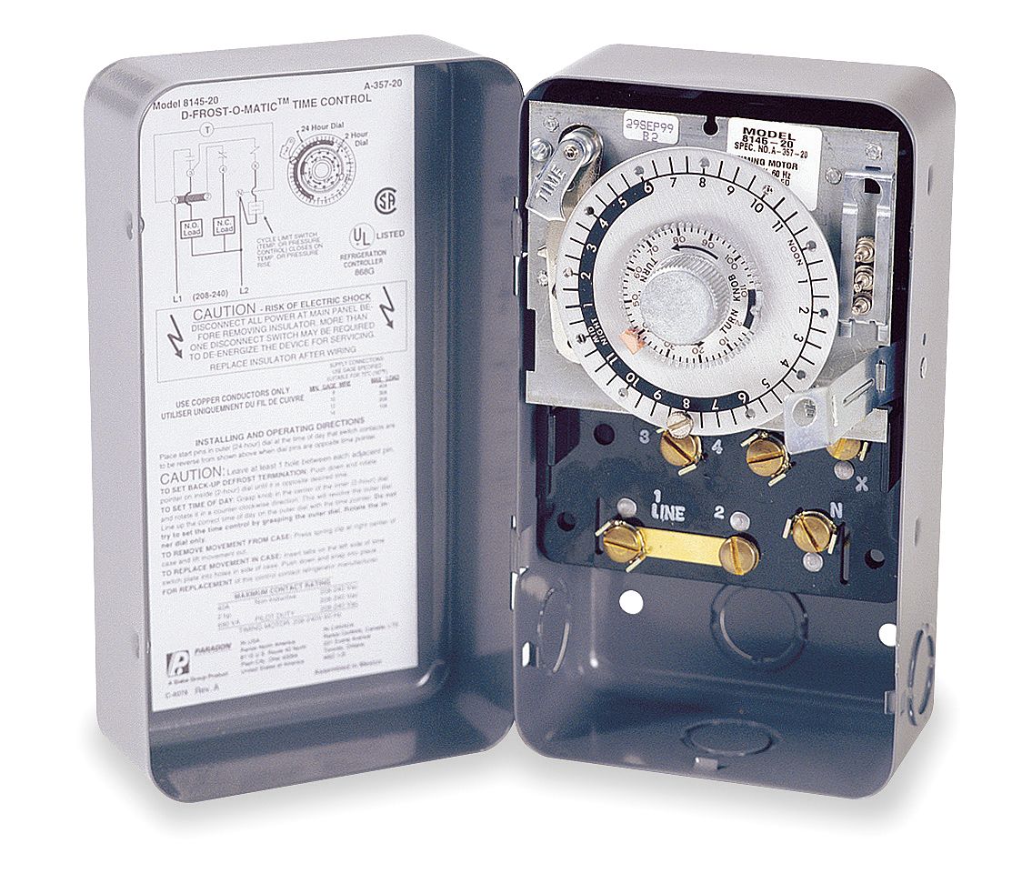 TIMER DEFROST 120V 1 NO 2NC SWITCHES