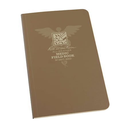 RITE IN THE RAIN Book;4.625 in x 7 in;Tactical Tan Soft