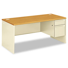 Hon Company 38000 Series Right Pedestal Desk, 66