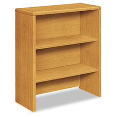 Hon Company 10700 Series Bookcase Hutch, 32.63w X 14.63d X 37.13h, Harvest