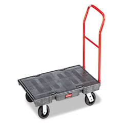 Rubbermaid Heavy-Duty Platform Truck Cart, 2,000 Lb Capacity, 24 X 48 Platform, Black