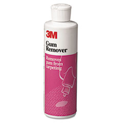 3M Gum Remover, Orange Scent, Liquid, 8 Oz. Bottle, 6/carton