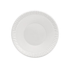 Dart Quiet Classic Laminated Foam Dinnerware Bowls, 10 To 12 Oz, White, 125/pack, 8 Packs/carton