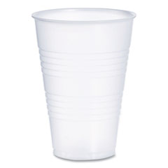 Dart High-Impact Polystyrene Cold Cups, 14 oz, Translucent, 50 Cups/Sleeve. 20 Sleeves/Carton