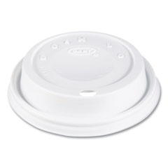 Dart Cappuccino Dome Sipper Lids, Fits 12 Oz, White, 1,000/carton