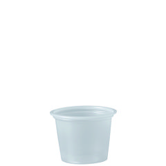 Dart Polystyrene Portion Cups, 1 Oz, Translucent, 2,500/carton
