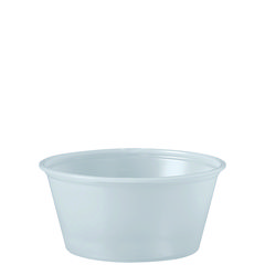 Dart Polystyrene Portion Cups, 3.25 Oz, Translucent, 250/bag, 10 Bags/carton