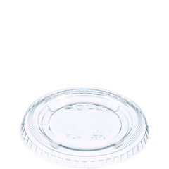 Dart Portion/souffle Cup Lids, Fits 3.25 Oz To 9 Oz Cups, Clear, 125/pack, 20 Packs/carton