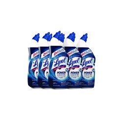 Reckitt Benckiser Disinfectant Toilet Bowl Cleaner, Atlantic Fresh, 24 oz Bottle, 9/Carton
