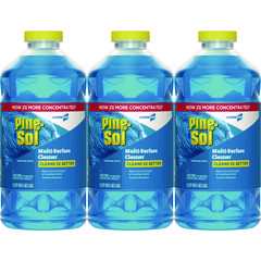 Clorox CloroxPro Multi-Surface Cleaner Concentrated, Sparkling Wave Scent, 80 oz Bottle, 3/Carton