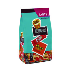The Hershey Company Party Pack Miniatures Milk Chocolate Variety, Assorted, 33.38 oz Bag