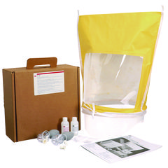 3M FT30 Respirator Fit and Sensitivity Test Kit with Bitter-Taste Testing Solutions, One Size Fits Most