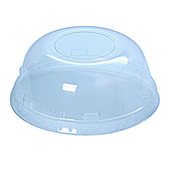 Fabri-Kal Kal-Clear/Nexclear Drink Cup Lids, Squat Dome Lid with 1.75