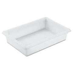 Rubbermaid Food/Tote Boxes, 8.5 gal, 26 x 18 x 6, White, Plastic