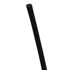 Eco-Products, Inc. Unwrapped Straw, 5.75, Plastic, Black, 20,000/Carton