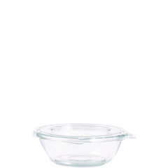 Dart SafeSeal Tamper-Resistant, Tamper-Evident Bowls with Flat Lid, 8 oz, 5.5