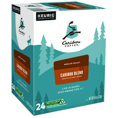 Keurig Caribou Blend Coffee K-Cups, 24/box