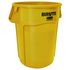 Rubbermaid Vented Round Brute Container, 