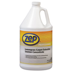Zep Inc. Carpet Extraction Cleaner, Lemongrass, 1gal Bottle