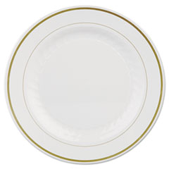 WNA, Inc. Masterpiece Plastic Plates, 10.25