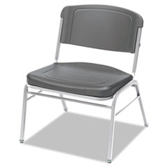 Iceberg Enterprises Rough n Ready Wide-Format Big and Tall Stack Chair, Supports 500 lb, 18.5