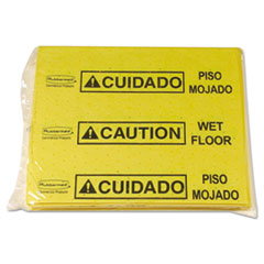 Rubbermaid Over-The-Spill Pad Tablet, 12 oz, 14 x 16.5, 25/Pack