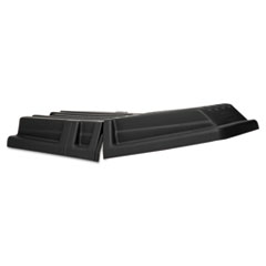 Rubbermaid Hinged Tilt Truck Lid, For 0.5 Cubic Yard Tilt Trucks, Rectangular, 28.5w x 56.5d x 9h, Black