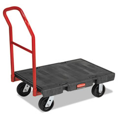 Rubbermaid Platform Truck, 2,000 Lb Capacity, 24 X 36 X 7, Black
