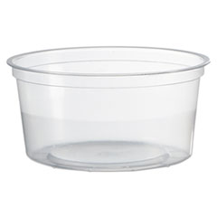 WNA, Inc. Deli Containers, 12 oz, Clear, Plastic, 500/Carton