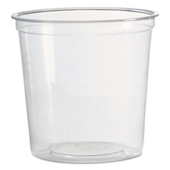 WNA, Inc. Deli Containers, 24 oz, Clear, Plastic, 500/Carton