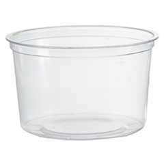 WNA, Inc. Deli Containers, 16 oz, Clear, Plastic, 50/Pack, 10 Packs/Carton