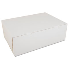 Southern Champion Tray White One-Piece Non-Window Bakery Boxes, 14.5 x 10.5 x 5, White, Paper, 100/Carton