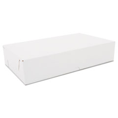 Southern Champion Tray Two-Piece Sausage and Meat-Patty Boxes, 12 x 7 x 2.5, White, Paper, 100/Carton