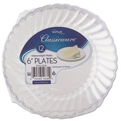 WNA, Inc. Classicware Plastic Plates, 6