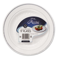 WNA, Inc. Masterpiece Plastic Plates, 9