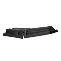 Rubbermaid Hinged Dome Tilt Truck Lid, 34.14 x 69.66 x 8.4, Black
