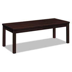 Hon Company Laminate Occasional Table, Rectangular, 48w X 20d X 16h, Mahogany