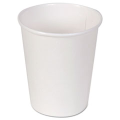 Dixie Food Service Paper Hot Cups, 10 Oz, White, 50/sleeve, 20 Sleeves/carton