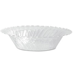 WNA, Inc. Classicware Plastic Dinnerware, Bowls, 10 Oz, Clear, 18/pack, 10 Packs/carton