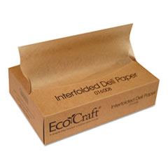 Bagcraft Ecocraft Interfolded Soy Wax Deli Sheets, 8 X 10.75, 500/box, 12 Boxes/carton
