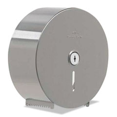 Georgia Pacific Stainless Steel Jumbo Roll Tissue Dispenser, 10.75 X 4.44 X 10.75, Stainless Steel