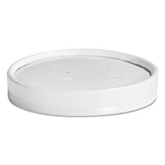 Huhtamaki Vented Paper Lids, Fits 8 Oz To 16 Oz Cups, White, 25/sleeve, 40 Sleeves/carton