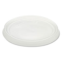 Dart Non-Vented Container Lids, Clear, Plastic, 100/Pack, 10 Packs/Carton