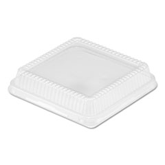 HFA, Inc. Plastic Dome Lid, 8.25 x 8.25 x 1.5, Clear, 500/Carton